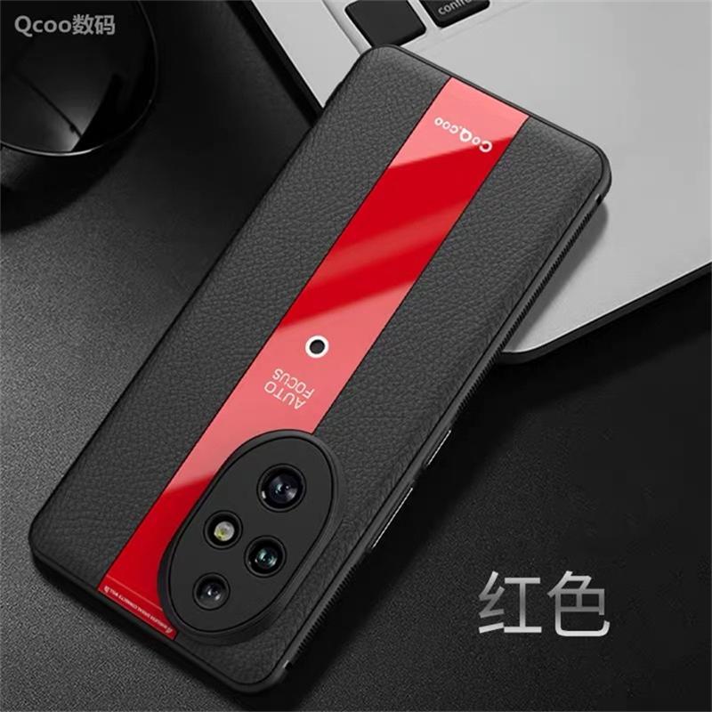 Leather Phone Case For Honor 200 Case Stylish Luxury Soft Back Cover For Honor200 5G Camera Protection Shell Shockproof Bumper