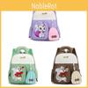 Cute Cartoon Girl Kids Backpack With Oxford Fabric For School Education And Adjustable Arched Shoulder Straps