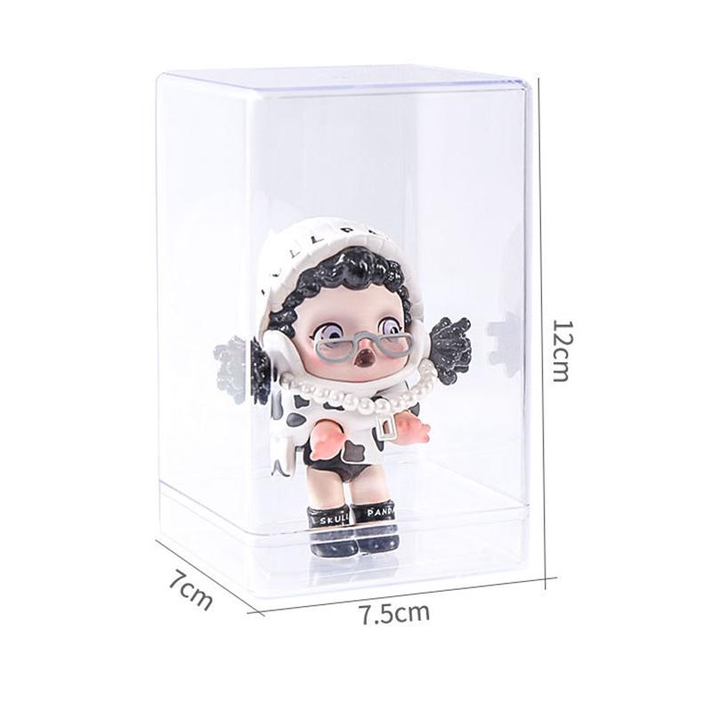 Stackable Acrylic Mystery Box Storage Display Frame Single Transparent Doll Box