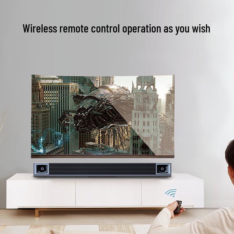 Newmine G-507 TV Soundbar Home Theater System with Dual Mics