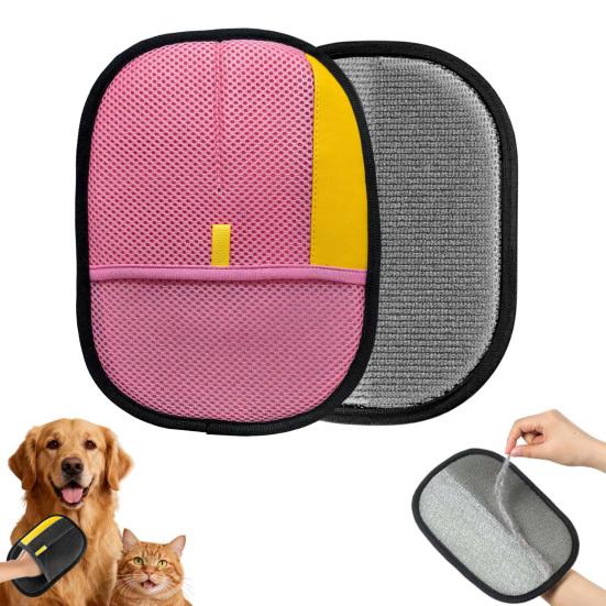 Lint Removal Glove Washable Reusable Electrostatic Grooming Glove Pet Cats Dogs Hair Removal Mitt Pet