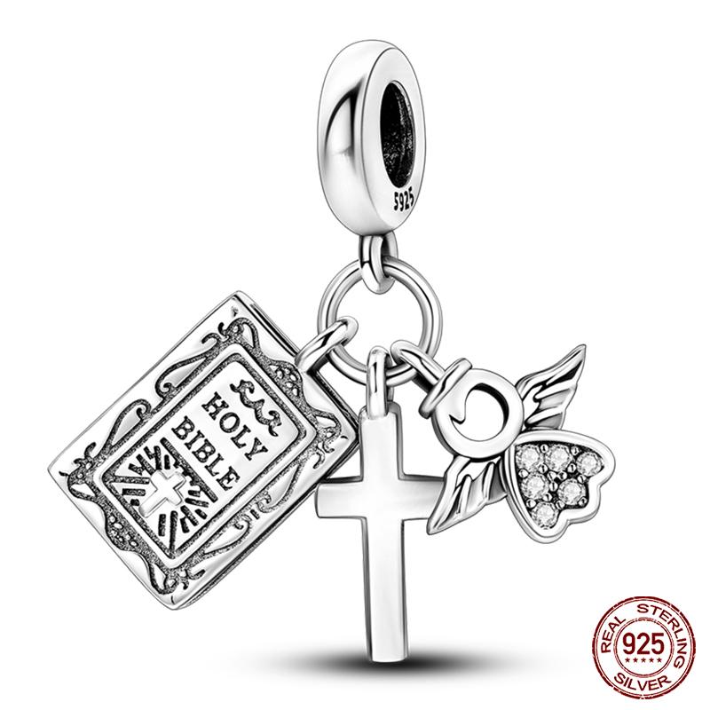 S925 Silver Fashion Camera Coffee Cup Flower Charms Beads Fit  S925 Original Bracelet DIY Birthday Jewelry Making For Women