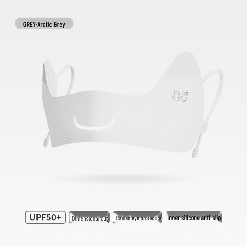 Seamless Butterfly Mask: Women's 24x Sun Protection with Breathable Ice Silk & UV Shield for Eye Corners & Nose