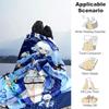 1pc Blanket Genshin Impact Furina Print Design, Lightweight Blanket for Sofa, Bed- Soft &Warm, Gift for All Seasons like Christmas, Halloween