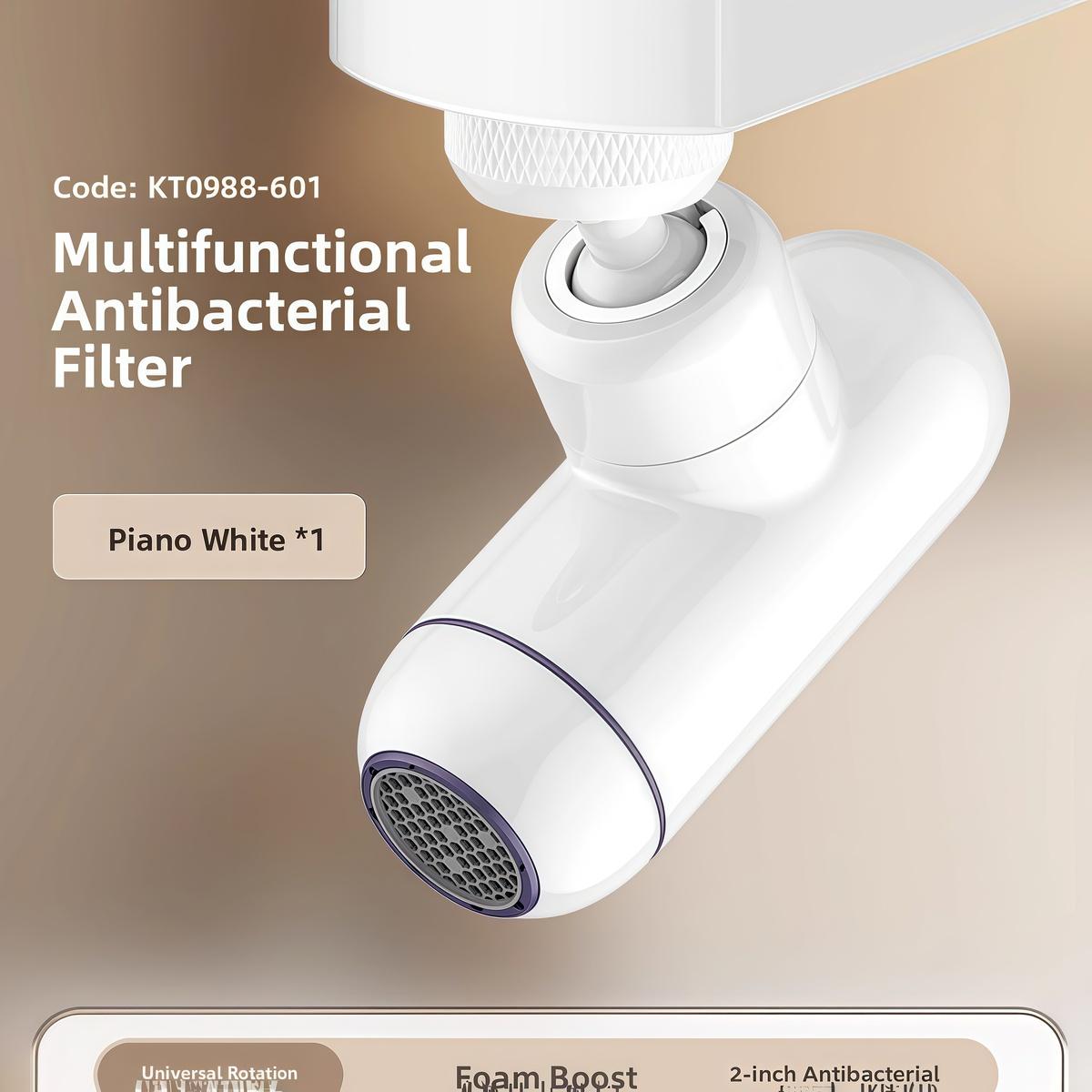 

360 Degree Counter basin bacteriostatic filter kitchen bathroom universal faucet splash-proof aerator wash universal Accessories белый