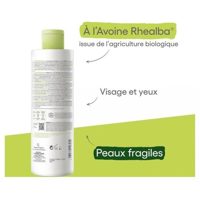 A-Derma Biology Lait Démaquillant Dermatologique Hydra-Nettoyant Bio 400ml