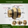 Copper Union with Inner/Outer Threads, Double Inner Thread Water Heater Connector Tee/Elbow Nipple, 46mm & 1" Thread, Different Diameters.