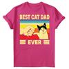 Best Cat Dad Ever Fathers Day Gift For Daddy Unisexs Present Birthday TShirts FD