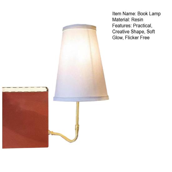 Klassische Literaturlampe, sanftes Leuchten, flimmerfreie Tischlampe im Vintage-Buchdesign, einzigartige dekorative Tischlampe im Buchstil