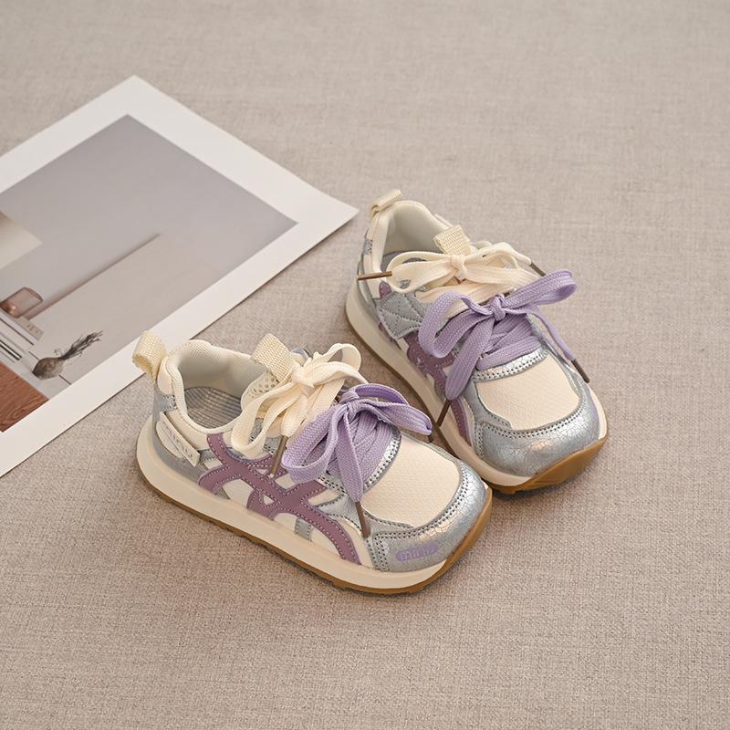 

Children s Forrest Gump shoes 2025 spring and autumn new mesh girls casual sports shoes breathable trendy dad shoes middle and old children 26