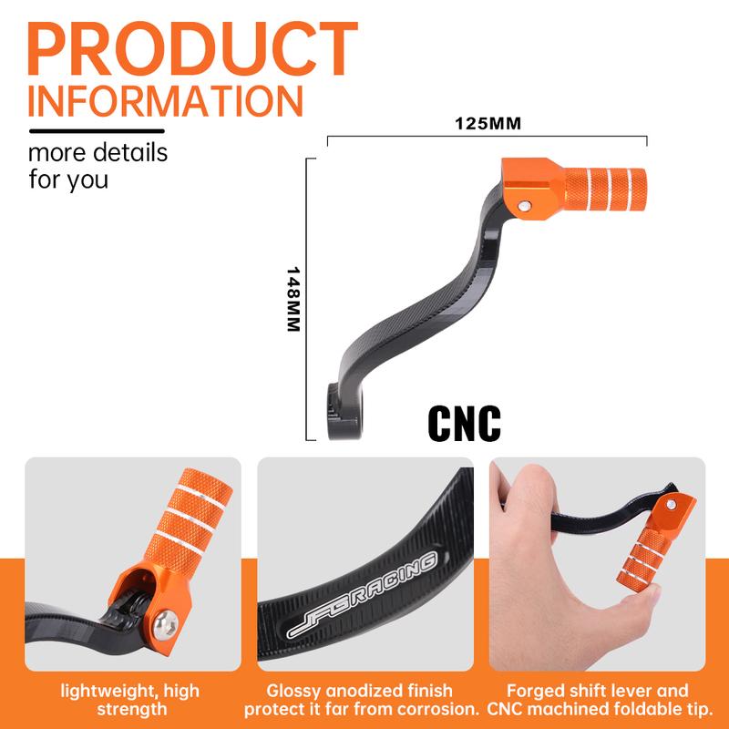 Motorcycle CNC Gear Shifter Shift Pedal Lever For KTM SX EXC XC XCW SXF XCF XCFW EXCF MXC TPI 125 150 200 250 350 2017- JFG