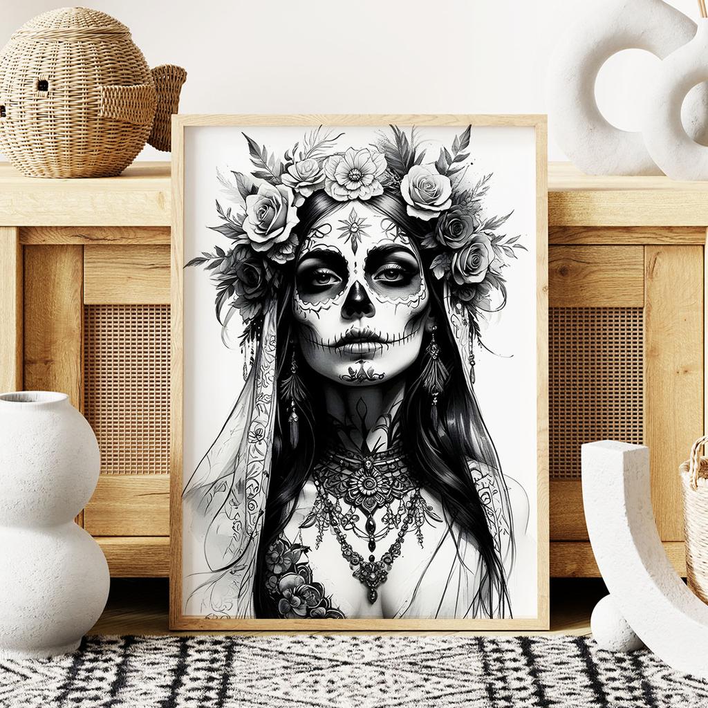 Zombie Portrait Poster