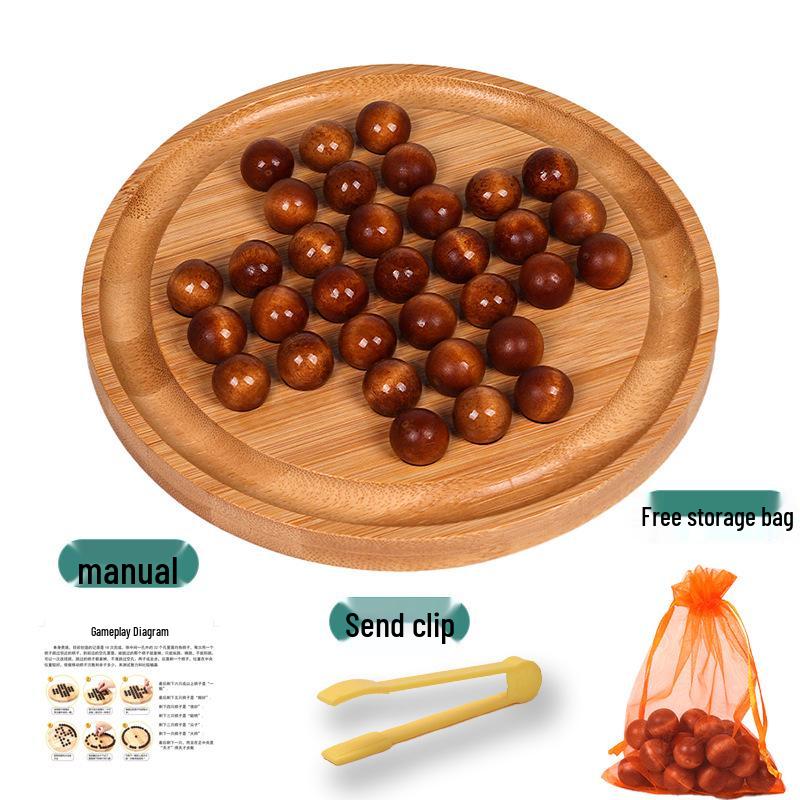 Stor Diamant Schack Klassiker: Träpedagogiskt Bordsspel för Barn