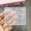 Transparent Silicone Nail Art Mold Exquisite Handmade Butterfly Bow Flower 3D Nail Art Accessory Diy Creative Nail Art Mold Gift
