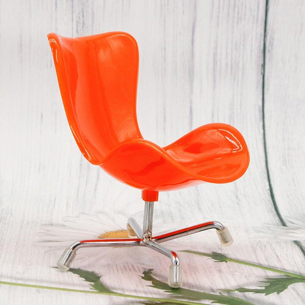 

Simulation Dollhouse Chairs Miniature Furniture Plastic Egg Chair DIY Toy Mini Chair BJD Blyth