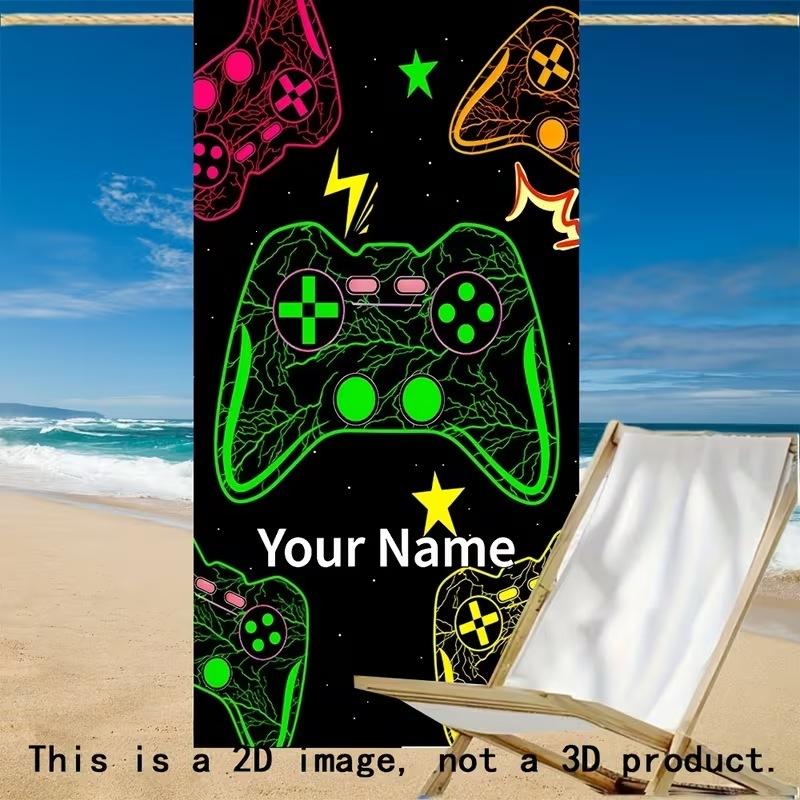 Popular Summer Beach Towel Microfiber Absorbent Beach Towel Seaside Outdoor Vacation Sports Towel