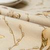 Light Luxury Small Fresh Tablecloth Chenille Waterproof and Oil Proof Home Dining Tablecloth