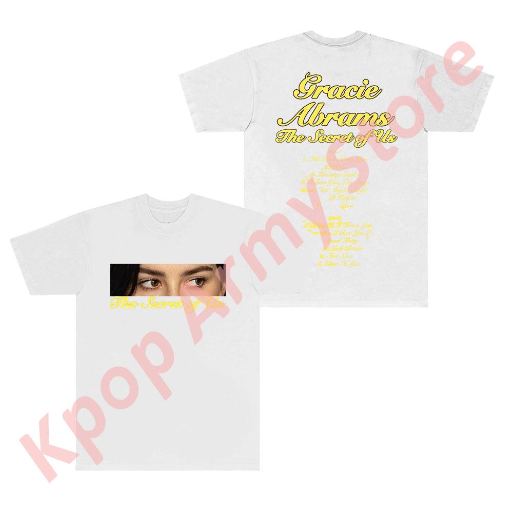 

Gracie Abrams The Secret of Us Merch Tshirts New Logo Tee Women Unisex Fashion Casual Crewneck Short Sleeve S