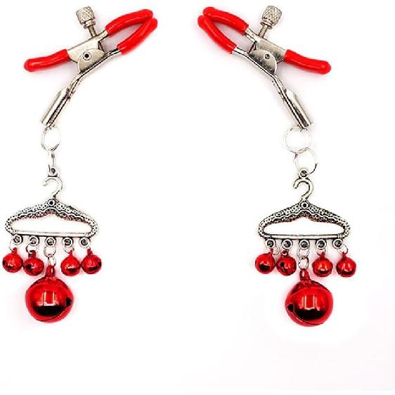 

rgwtgkyh Женский зажим для тела Регулируемый зажим для банта с кисточкой Зажим для тела из нержавеющей стали Неперфорированный бант Кольцо для тела для декоративных зажимов для девочек Искусственный красный