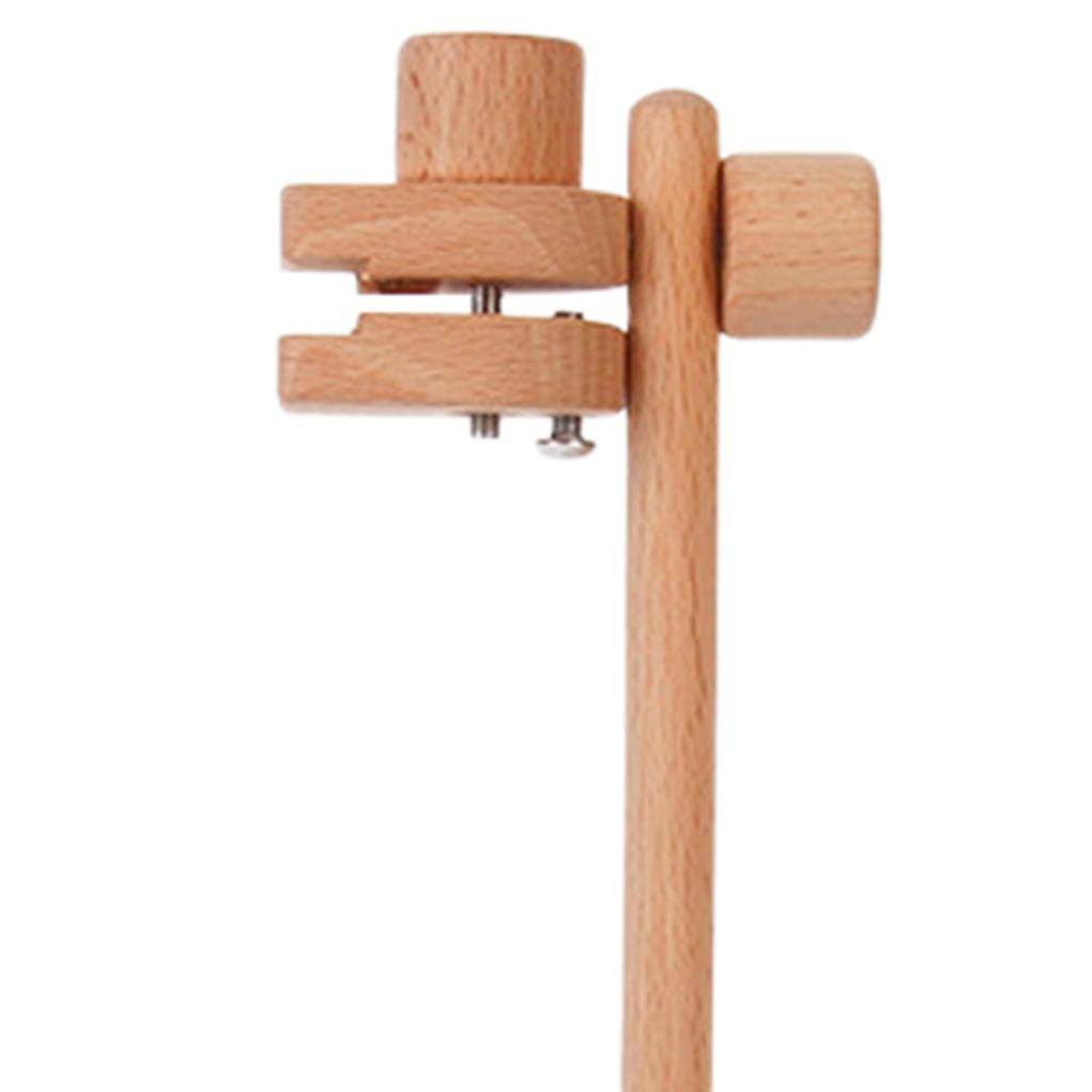 Naturlig bokbroderi knäklämma och klämma Broderibåge Träställ för projektmaterial Gobeläng