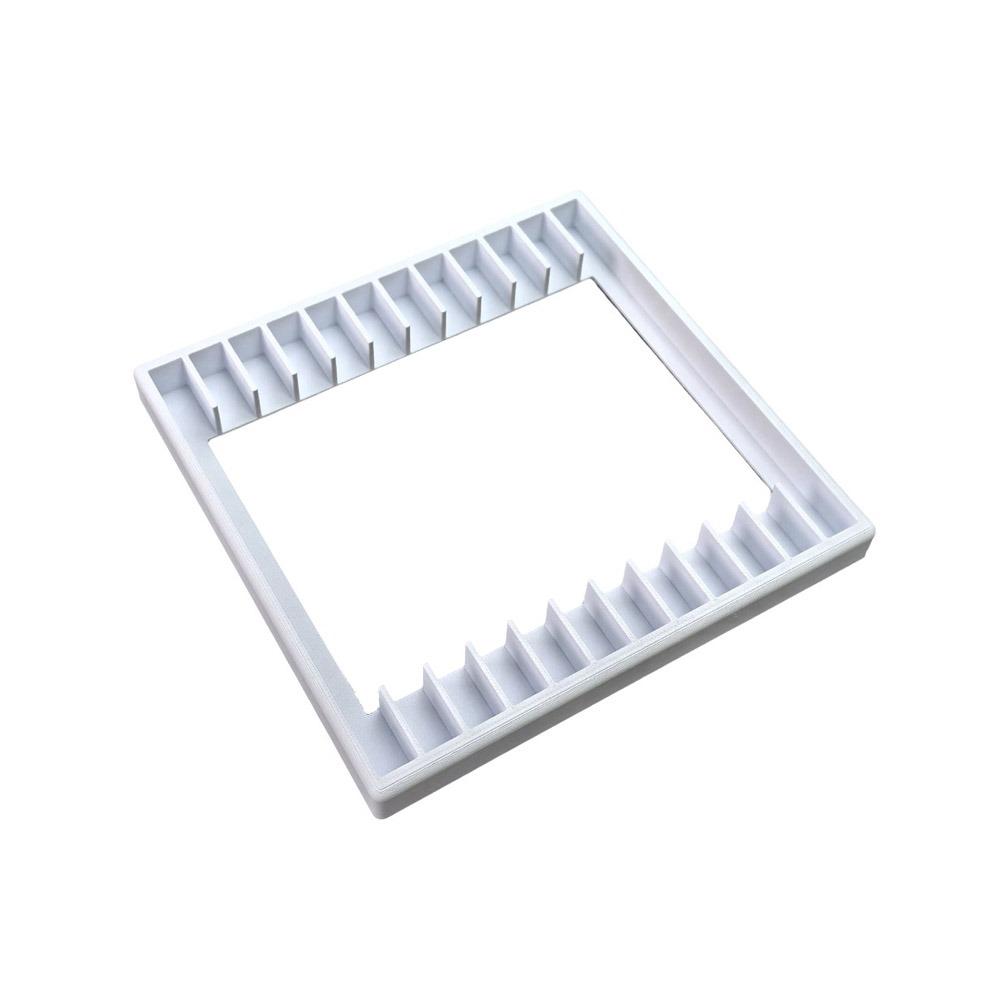 Plastic CD Storage Rack 12 Slots Lightweight CD Storage Display Shelf Space Saving Black Game Case Storage Rack Desktop