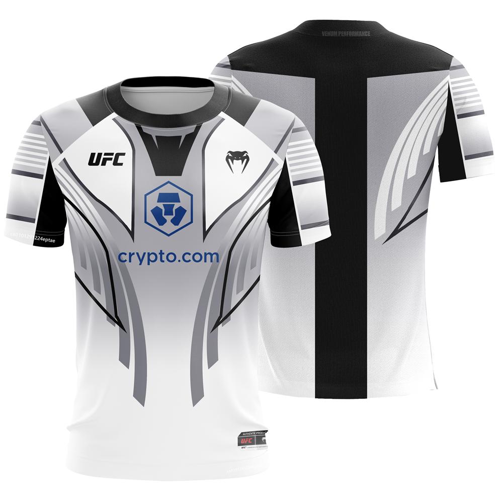 Haijian05 Heren Trainings UFC Ademend Sportkleding T-shirts Buiten Mannen Vrije Tijd Korte Mouwen Jersey Jongens Hardlopen Fitness Tops 5XL