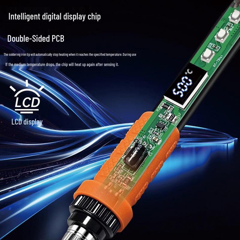Smart Digital Electric Soldering Iron Pen - Portable Heating Tool for DIY and Household Repairs