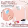 Cordless Nail Lamp LED UV Nail Dryer Rechargeable Auto Sensing Touch Control Fast Drying Nail Light 360° Bendable Table Lamp