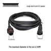 Waterproof Aviation Plug Male-Female Extension Connector for LED Lighting Fixtures