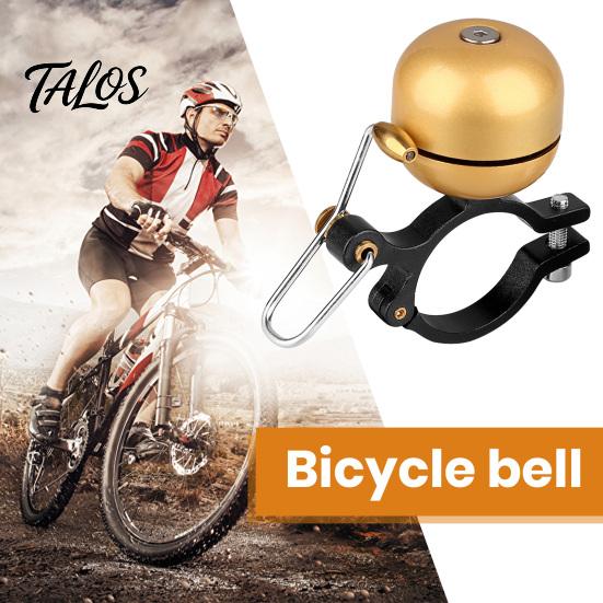 Bicycle Bell Bike Safety Alarm Alloy Body Retro Brass Loud Crisp Sound Road Mountain Accessory Horn Adults Kids Boy