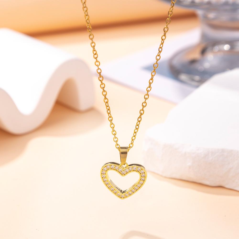 Kadın Lüks Titanyum Çelik Kolye Ucu Klavikula ve Uzun Kazak Kolyesi - Niş Tasarım