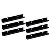 A20F-Acrylic Vinyl Record Floating Shelves 6 Pack, Acrylic Record Shelf For Display, Vinyl Record Display Holder(7Inch) Easy To