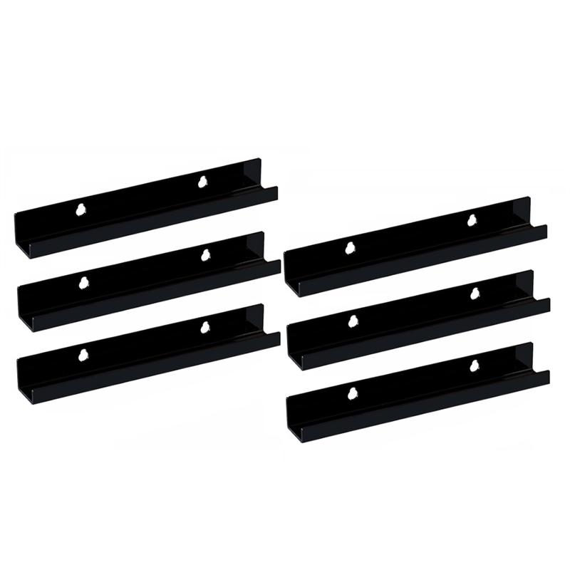 A20F-Acrylic Vinyl Record Floating Shelves 6 Pack, Acrylic Record Shelf For Display, Vinyl Record Display Holder(7Inch) Easy To