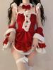Christmas Cosplay Costumes Erotic New Year Dress for Couple Sexy Honeymoon Plus Lolita Chemise Exotic Role Playing Santa Apparel