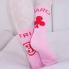 Trimarch Tri Clover Basic Long Socks Pink