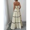 New Summer Strapless Lace Long Dress