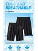 Ice Silk Men's Summer Quick-Dry Elastic Shorts – Breathable, Loose Fit, Casual Sports Five-Point Pants