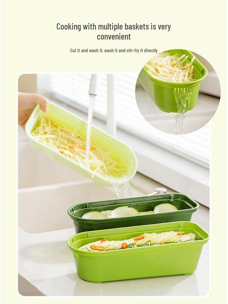 Multifunktionaler Küchengemüseschneider & Kartoffelreibe