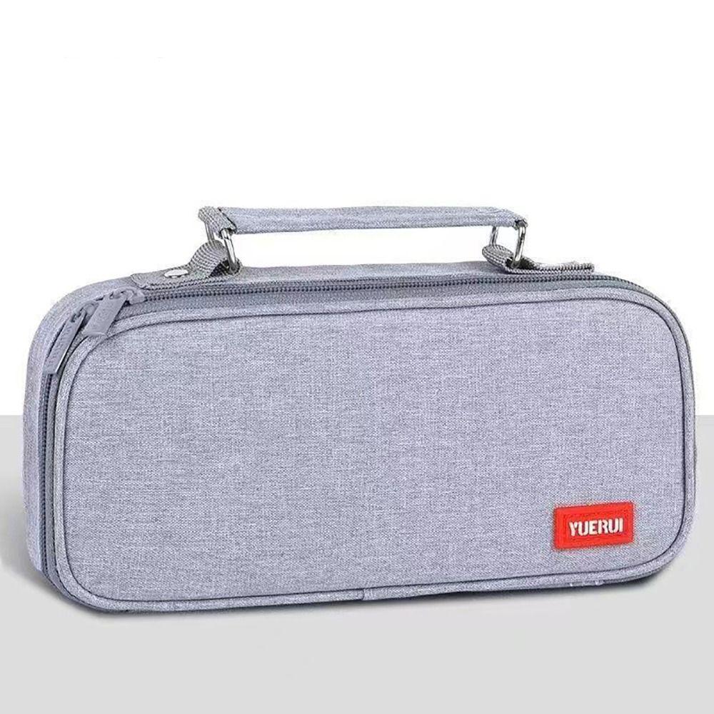 

Пенал великої місткості Багатофункціональний органайзер для канцтоварів Студентська школа GREY-5 LAYERS