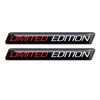 2pcs Limited Edition 3D Emblem Sticker Badge Limited Edition Decals Car Truck Replacement Door Decoration for Universal Vehicle SUV Motorcycle