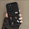 Cute 3D Coal Ball Coffee Camera Lens Silicone Phone Case For Xiaomi Redmi Note 13 Pro Plus 4G 5G Back Cover