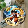1pc Dragon Ball2 Print Round Carpet Chair Round Carpet Suitable for Bedroom Living Room Home Decorative Carpet