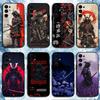 Japanisches Bushido Samurai Handyhülle Für Samsung S25,S24,S23,S22,S21,S20,Plus,Fe,Lite,Andere Schwarzes Cover