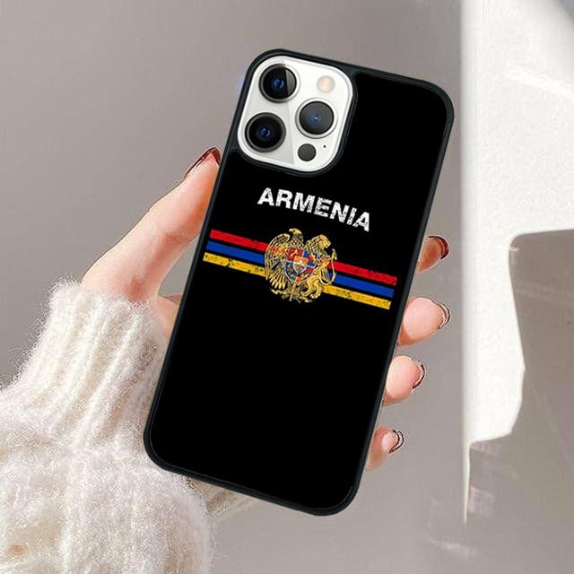 Armenien Armenier Flagge Handyhülle Für iPhone 17 Air 13 12 14 15 16 Hülle Für Apple Pro Max Plus Coque