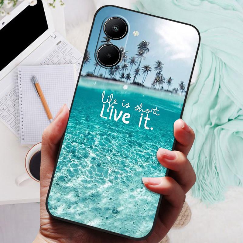 For Realme C33 Case C 33 6.5 Inch RMX3624 Luxury Animal Painted Phone Case Realme C33 Shockproof Cover Silicone Back Bumper