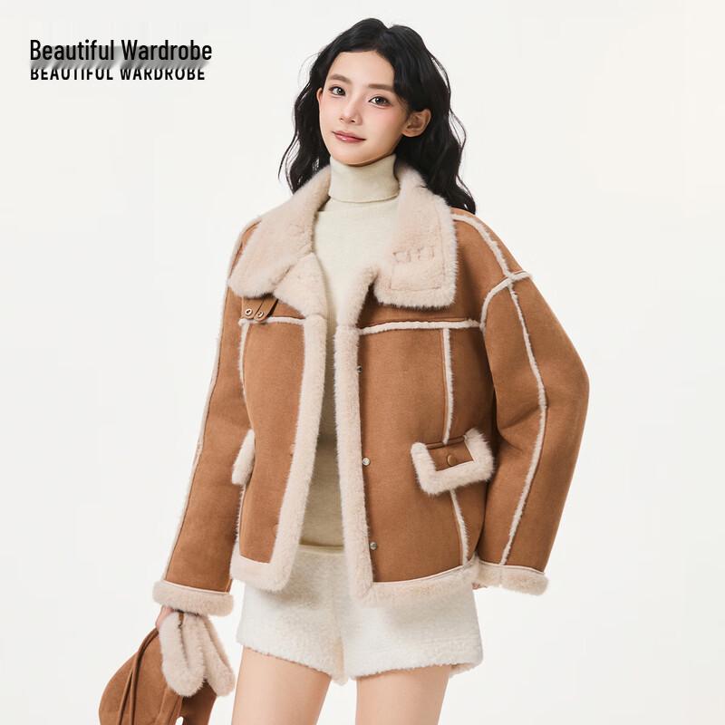 BEAUTIFUL WARDROBE Women's Faux Fur Lined Winter Jacket