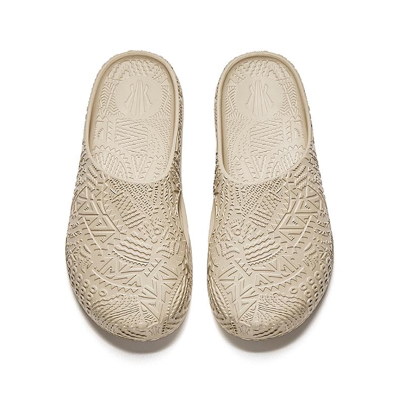 Anta Hela Slide Fashion Comfortable Trendy Versatile Lightweight Basketball Slides Men Slides Nude-Khaki 112621811-4