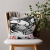Anime Junji ItoI TomieT Horror Comics Cushion Cover Car Throw Pillow Case For Sofa Car Christmas Gift