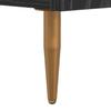 TV Cabinet Black Oak Effect 150 X 36 X 30 Cm Particleboard