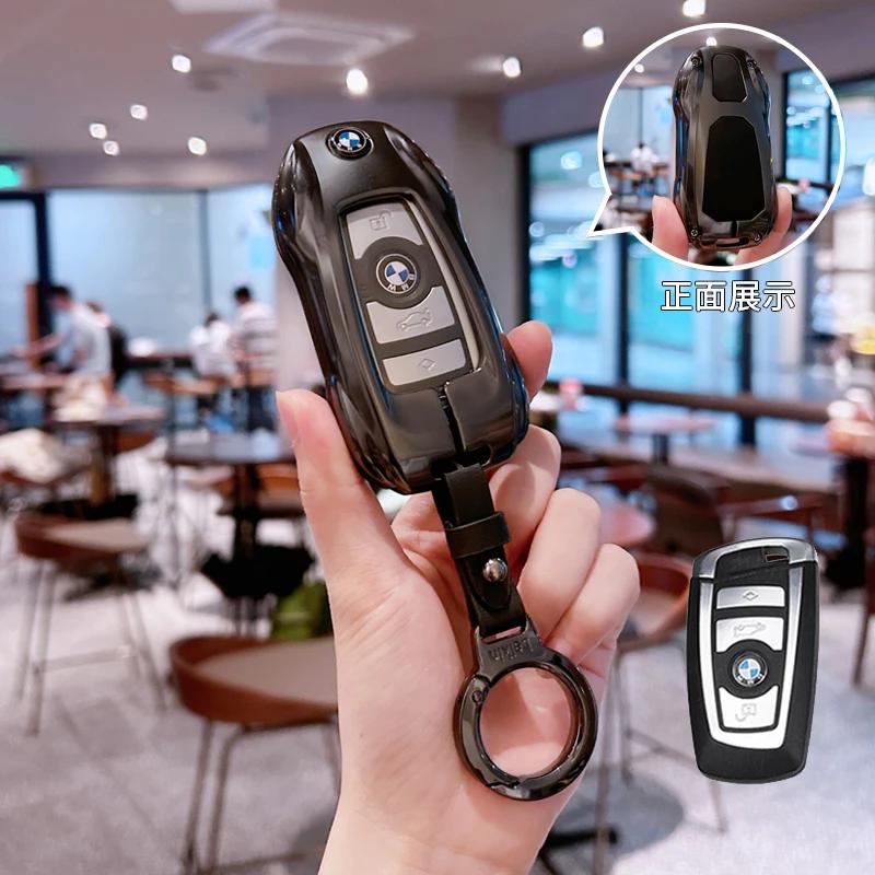 Car Remote Key Case Cover Shell Fob For BMW X1 U11 G70 7 Series 320i X3 X5 X7 i7 G07 LCI iX G09 XM U06 G81 M3 2023 2024 ussh51